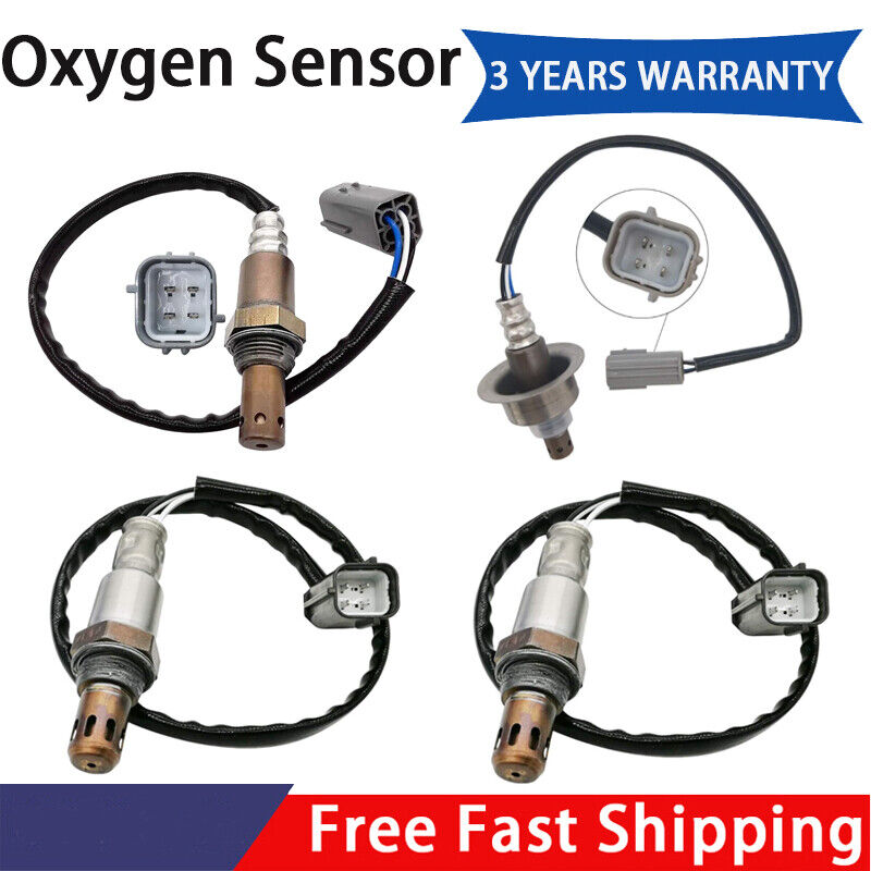 4pcs Oxygen Sensor Up+Downstream Sensor For 2009-2019 Nissan GT-R 3.8L V6 Turbo