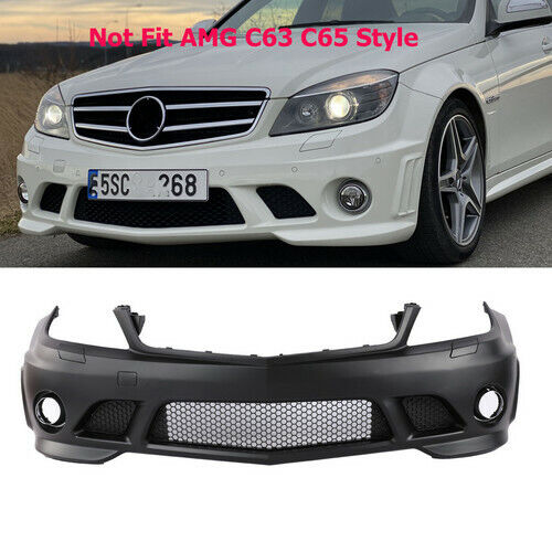 C63 AMG Style Front Bumper W/O PDC For Mercedes Benz 2008-10 C Class W204