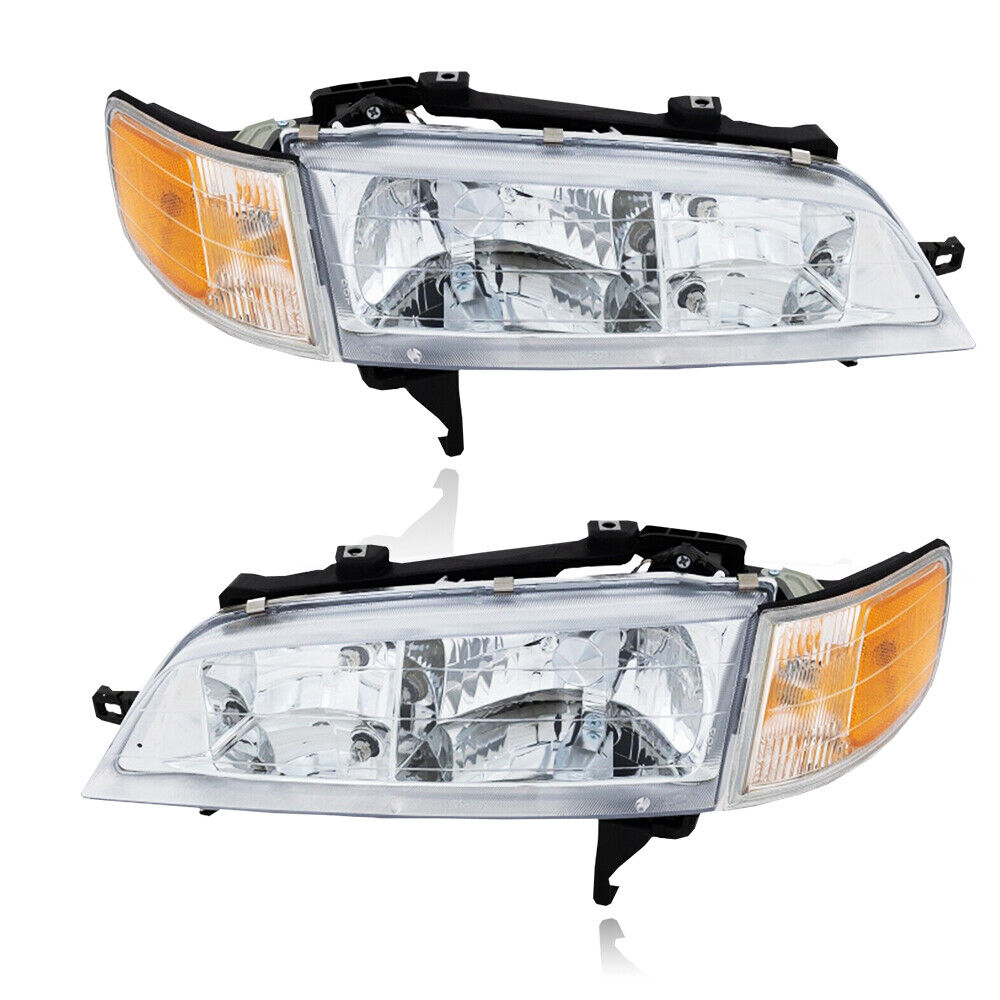 For 1994-1997 Honda Accord Headlights Assembly Front Replacement Headlamps Xenon