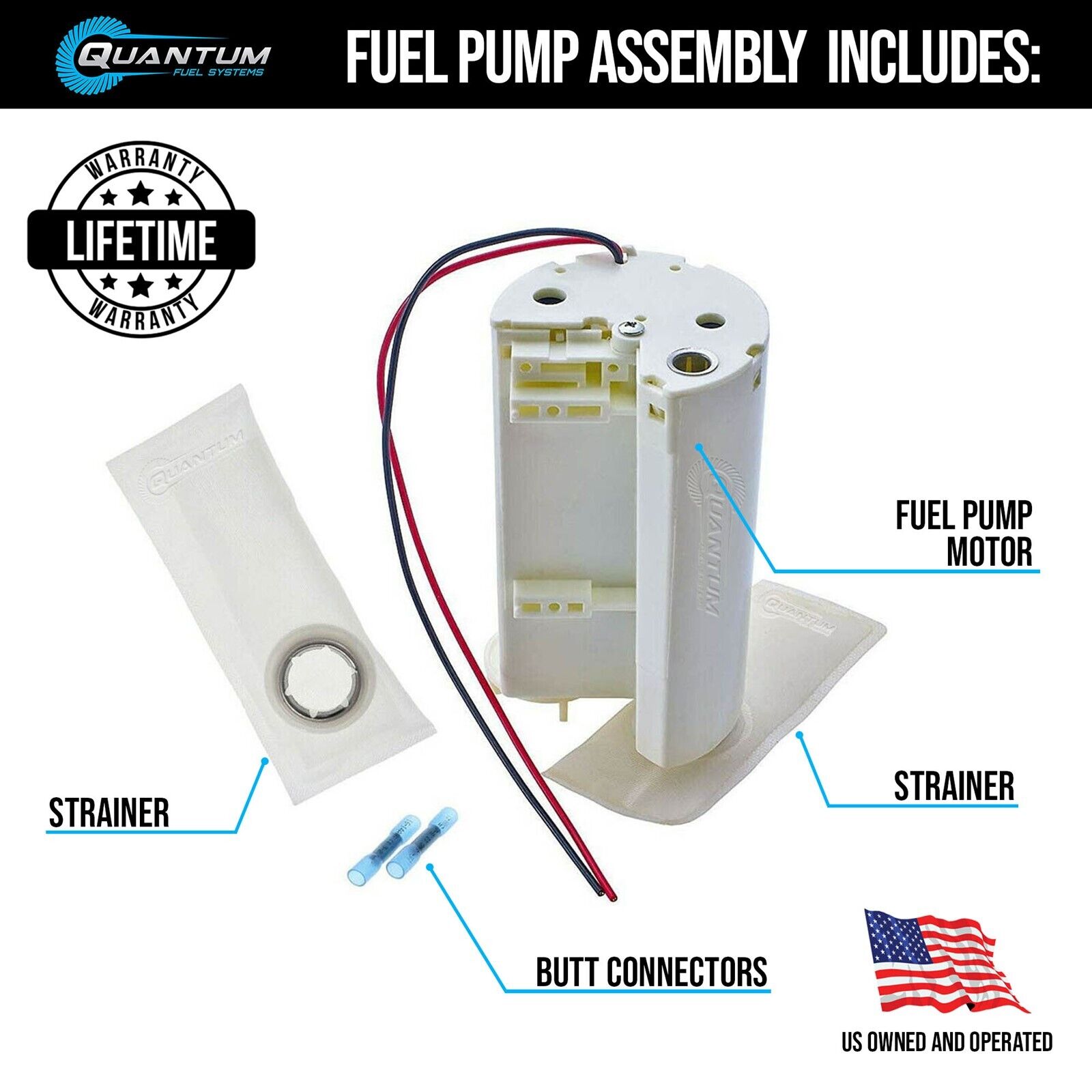 *Front Tank* Fuel Pump Module Assembly for Ford F150 F250 F350 E2059MN TU200