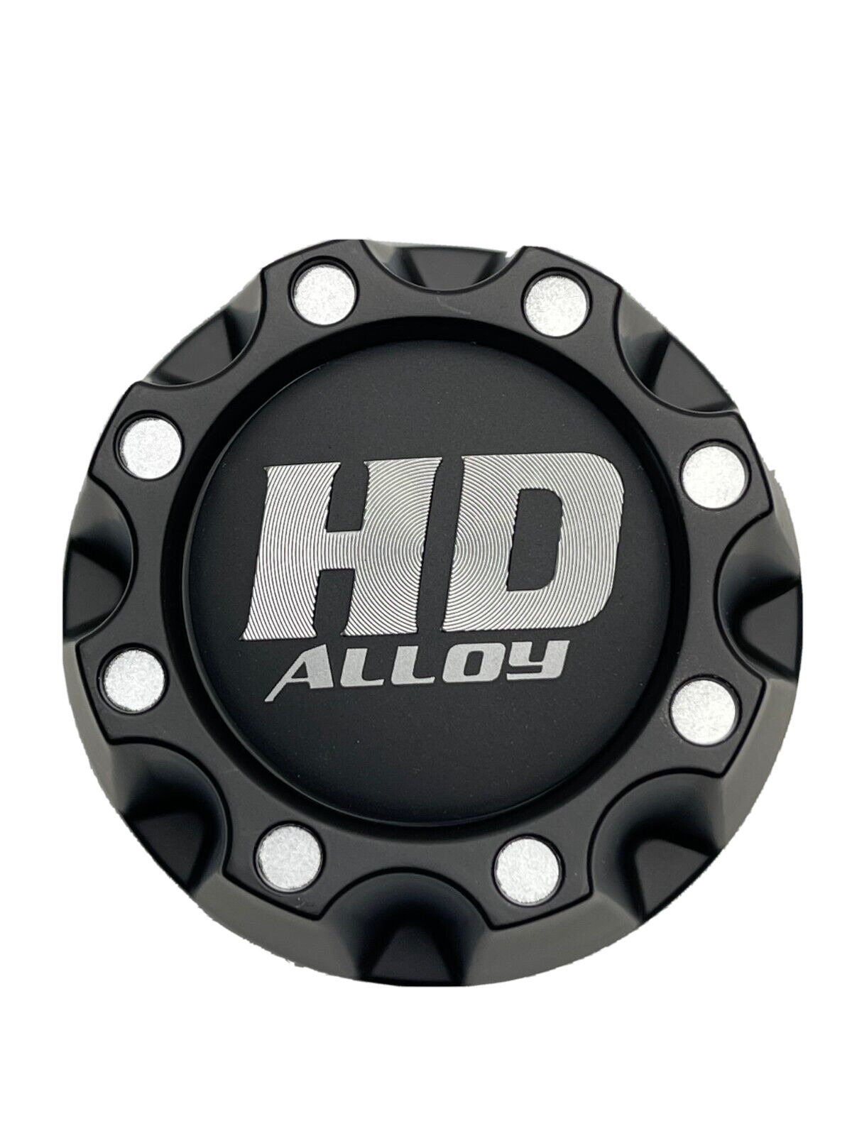 HD Alloy Matte Black Snap In Wheel Center Cap 311137-FB+HD46201FB 311137