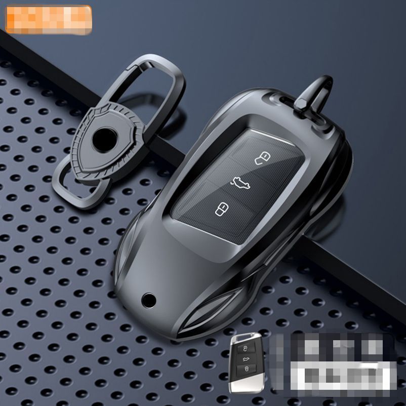 Zinc Alloy TPU Silicone Car Smart Key Fob Case Cover For Volkswagen VW Passat B8