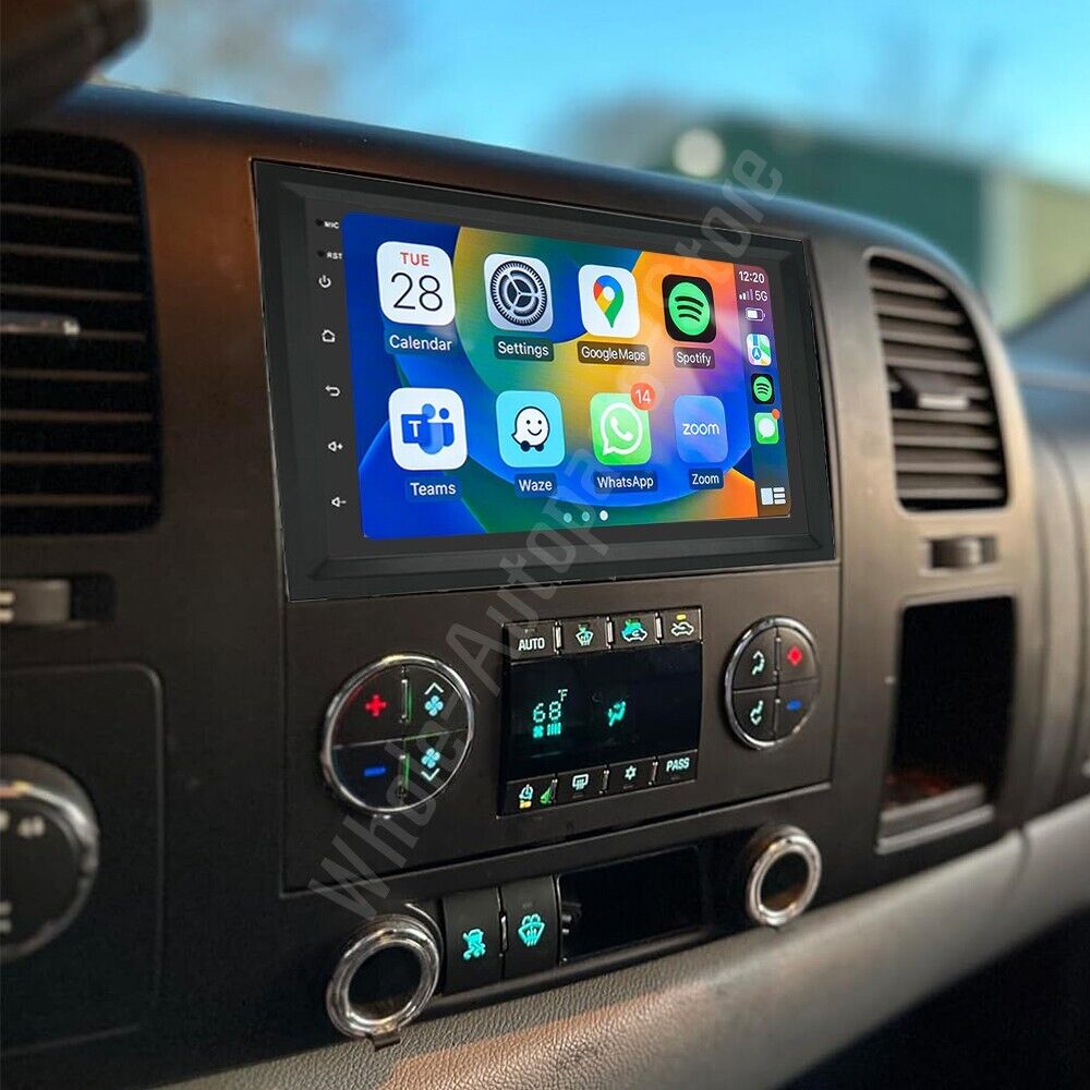 For 2008 Chevy Silverado 1500 2500 Android 13 Carplay Car Stereo Radio GPS WIFI