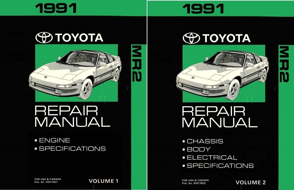 1991 Toyota MR-2 Shop Service Repair Manual