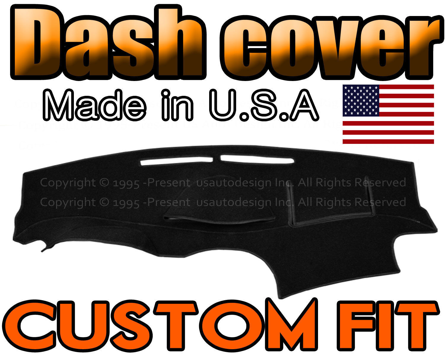 Fits 2006-2012  MITSUBISHI ECLIPSE  DASH COVER MAT DASHBOARD PAD / BLACK