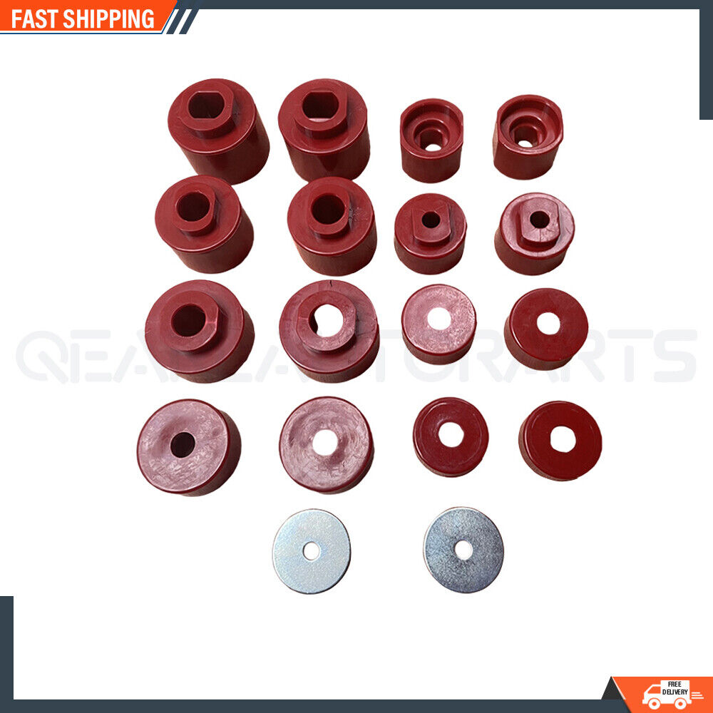COMPLETE BODY MOUNT BUSHING KIT IN PU FOR FORD EXPLORER SPORT TRAC 01-05 2WD4WD☑