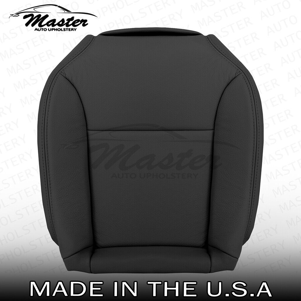 Fits 2004-2009 Saab 9-3 CONVERTIBLE Black Leather Seat Cover Replacements