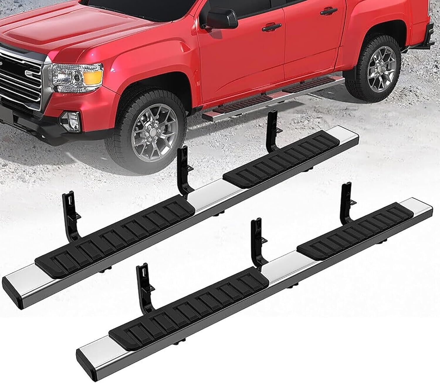 Running Boards For 2015-2024 Chevy Colorado GMC Canyon Crew Cab 6\'\' Side Steps