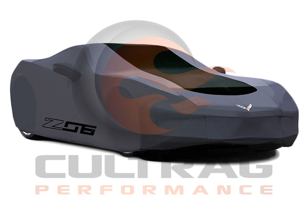 2015-2019 C7 Corvette Z06 Genuine GM Black Outdoor Car Cover Z06 Logo 23187876