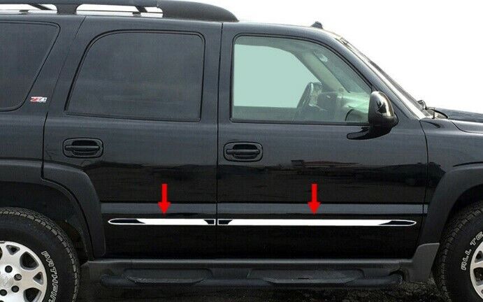  For 00-06 Chevy Tahoe W/ Fender Flare Body Side Molding Trim 1.5\
