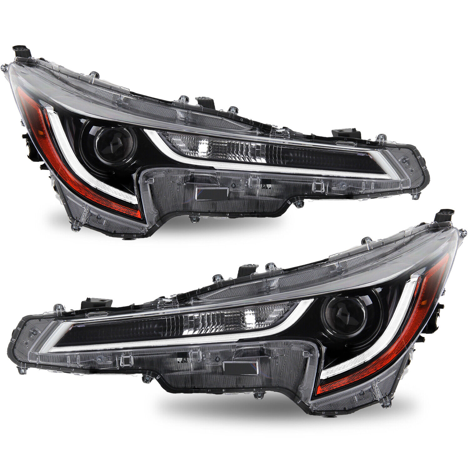 For 2020-2022 Toyota Corolla L | LE LED Projector Headlights Lamps Pair