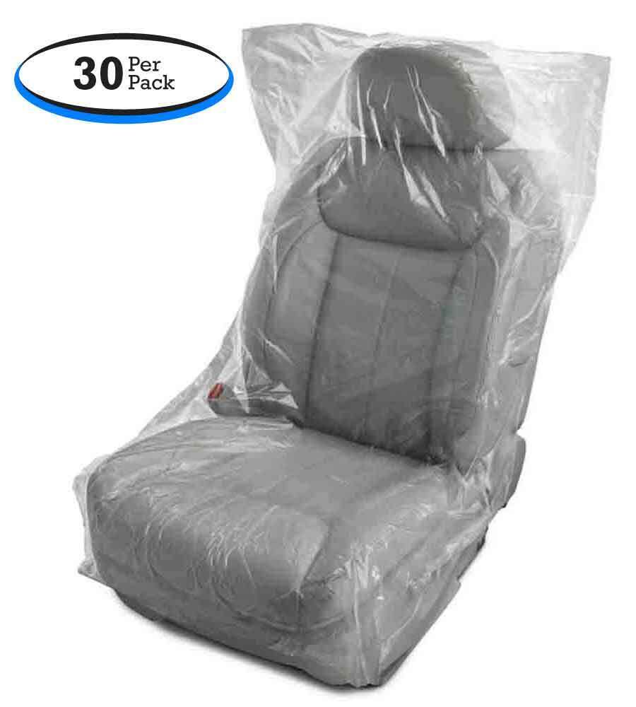 Disposable Plastic Seat Protectors - Chair Covers (30 per pack)
