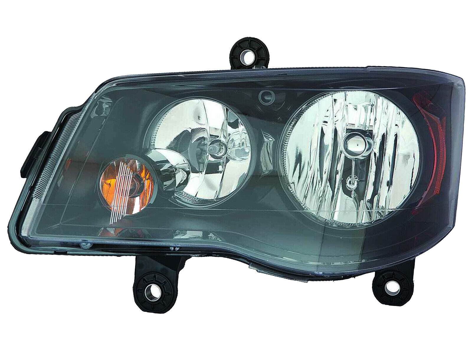 For 2014-16 Town & Country LME 2014-20 Grand Caravan Black Head Lamp Driver Side