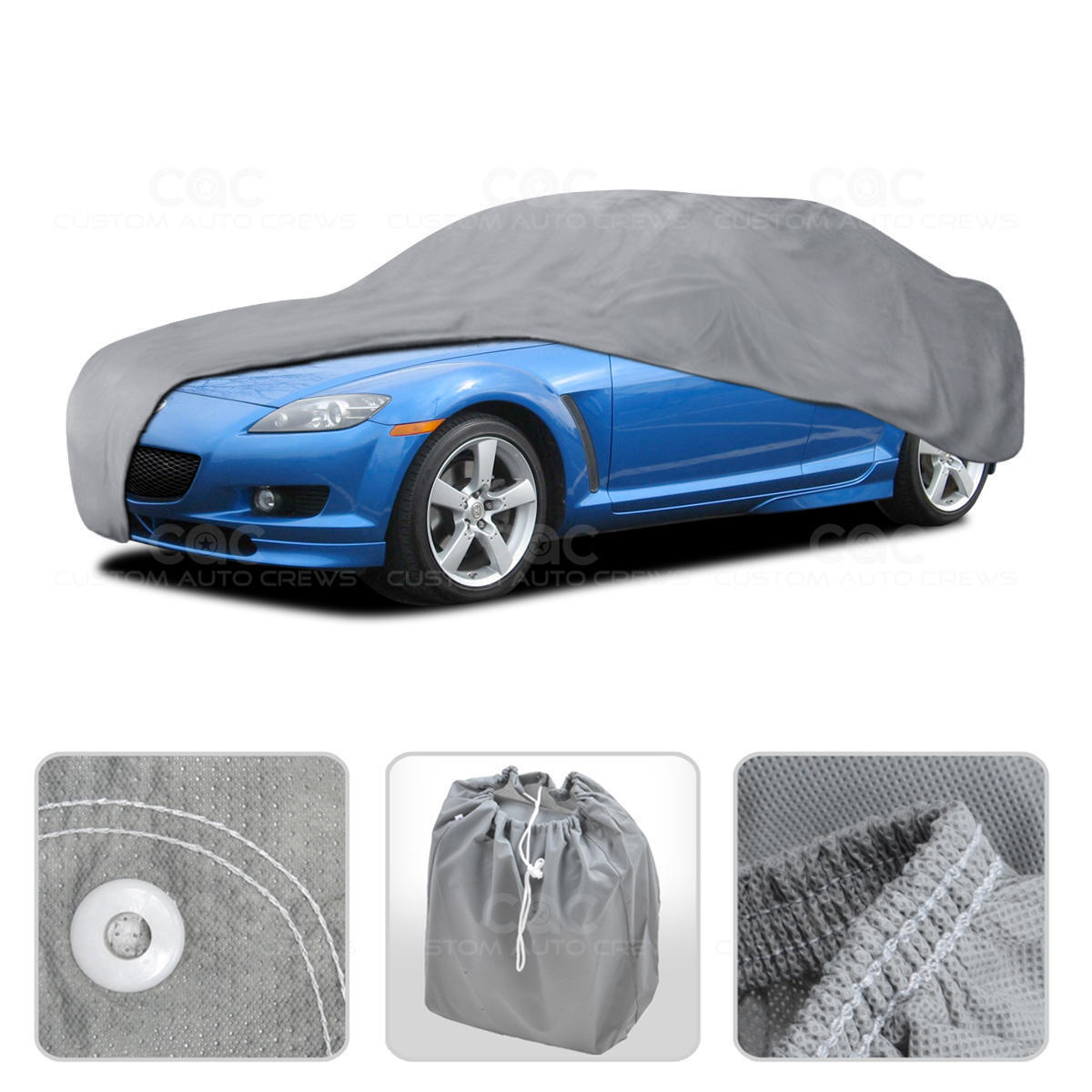 Car Cover for Mazda RX-8 04-11 Outdoor Breathable Sun Dust Proof Protection