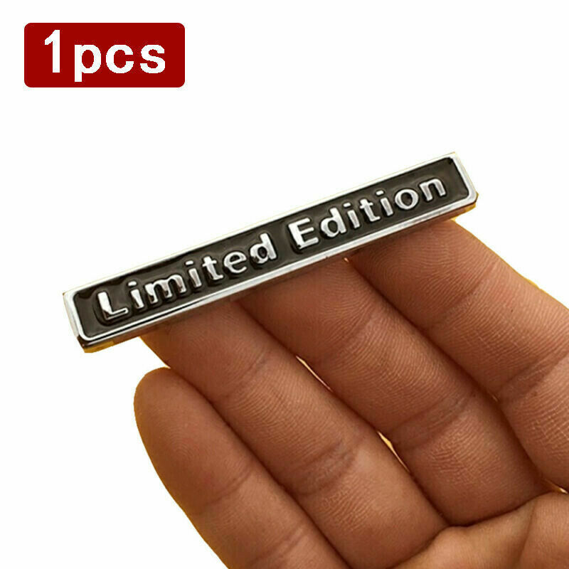 1pcs Car Plating Metal 3D LIMITED EDITION Logo Emblem Decal Sticker Accessories