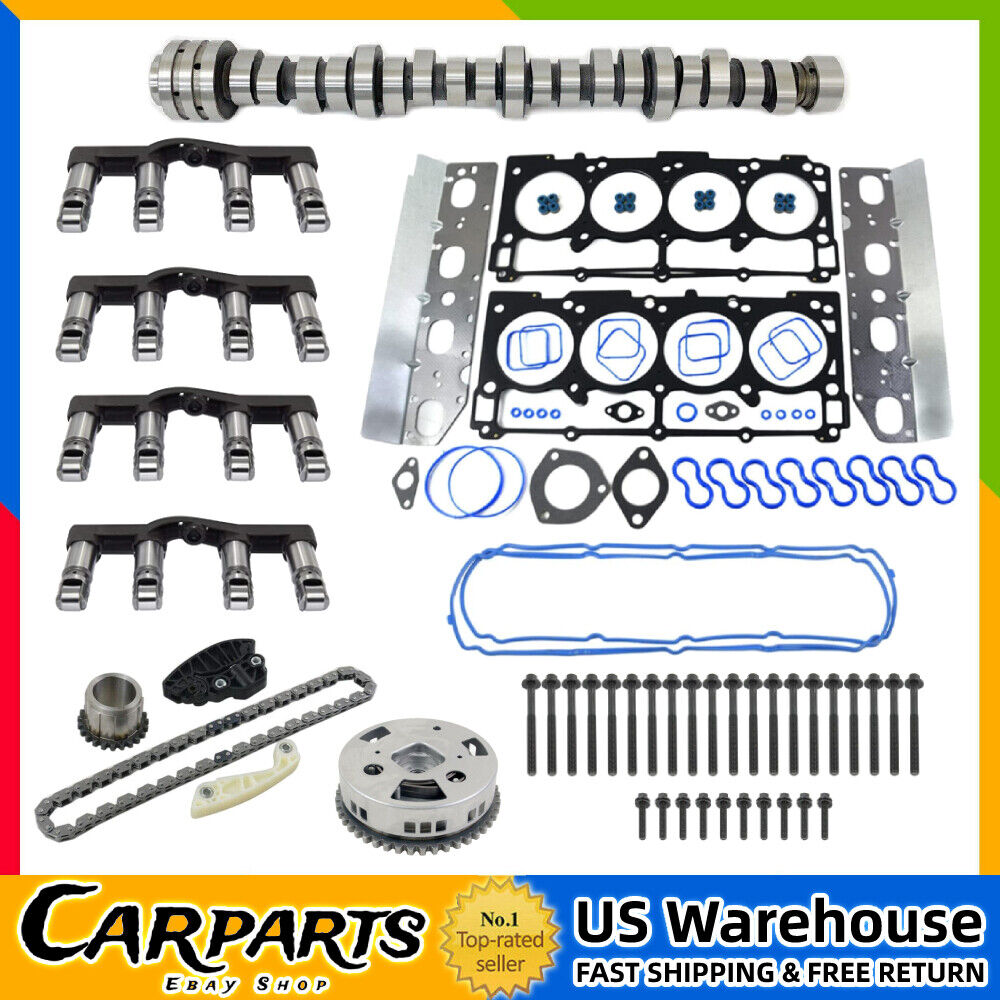 NON MDS Kit Camshaft Lifters Timing Chain Kit for 09-16 Dodge RAM 2500 3500 5.7L