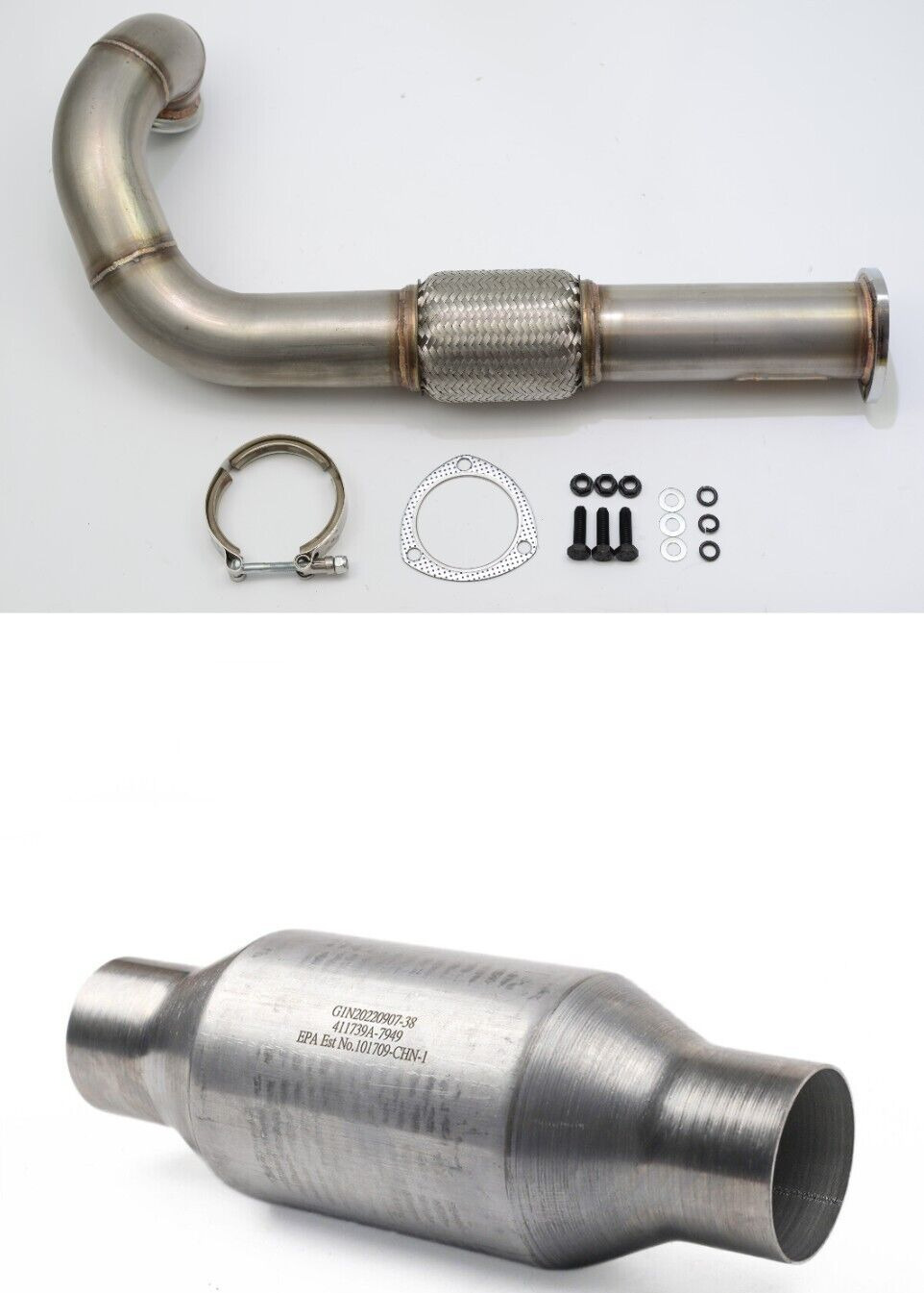 1320 Performance B SERIES AC COMPATIBLE TURBO CATTED EXHAUST pipe EPA catalytic