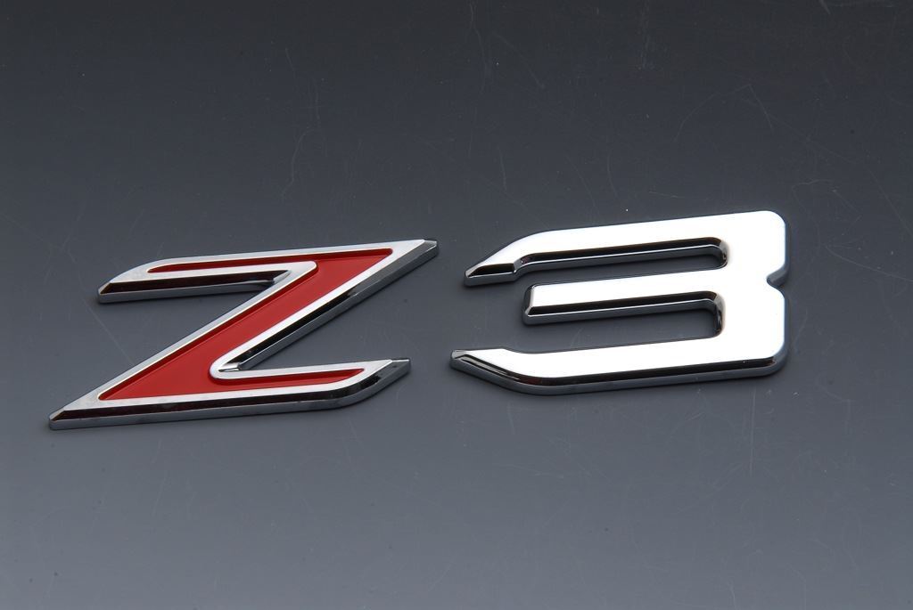 Trunk Lid Rear Emblem Badge Chrome Letters Z3 Red fit for BMW Z3 Coupe Roadster