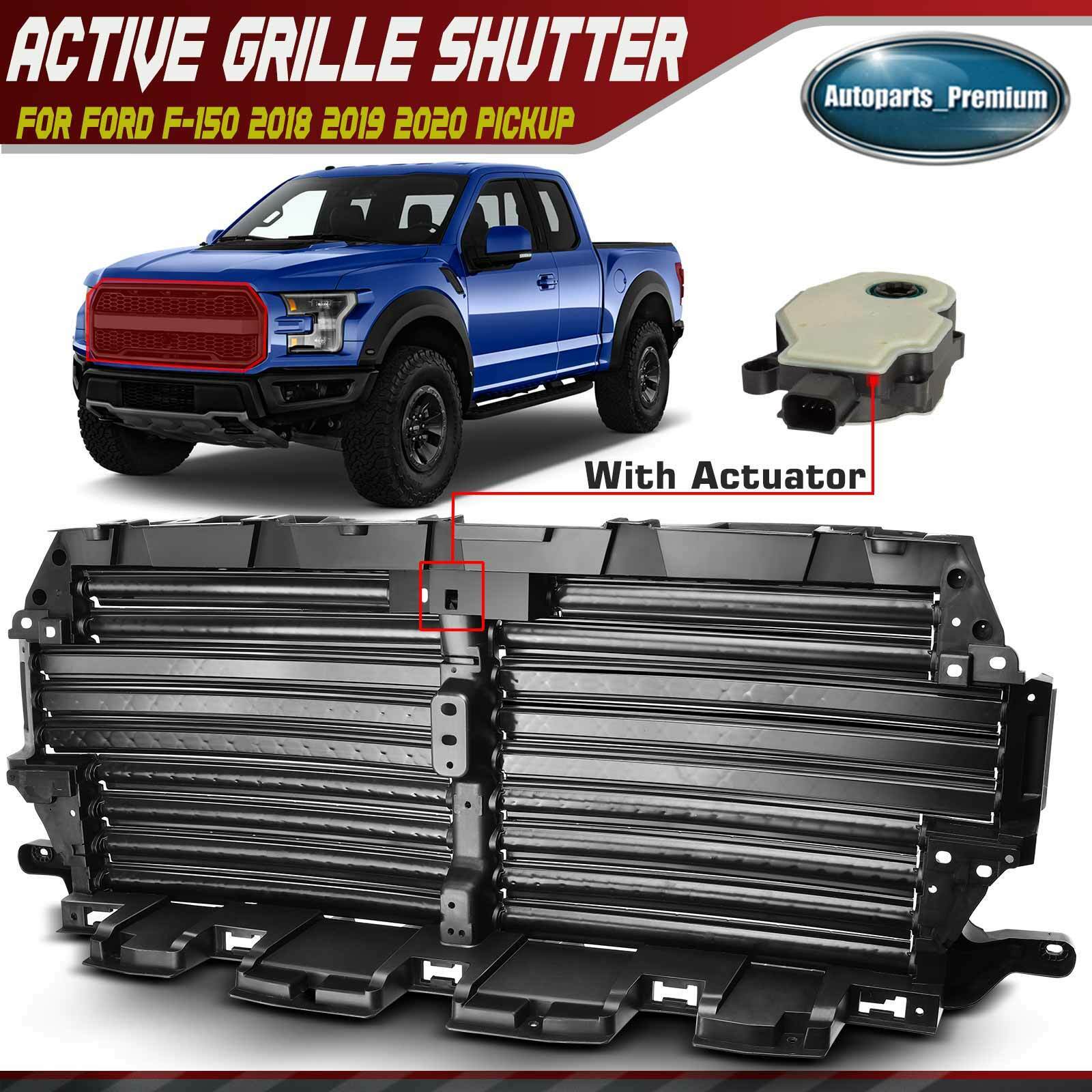 Upper Radiator Grille Air Shutter for Ford F-150 F150 2018-2020 w/Actuator Motor