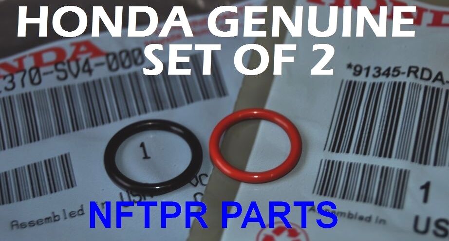 🔥 NEW OEM ACURA HONDA Power Steering Pump Inlet & Outlet O-Ring Seals 2 pc KIT