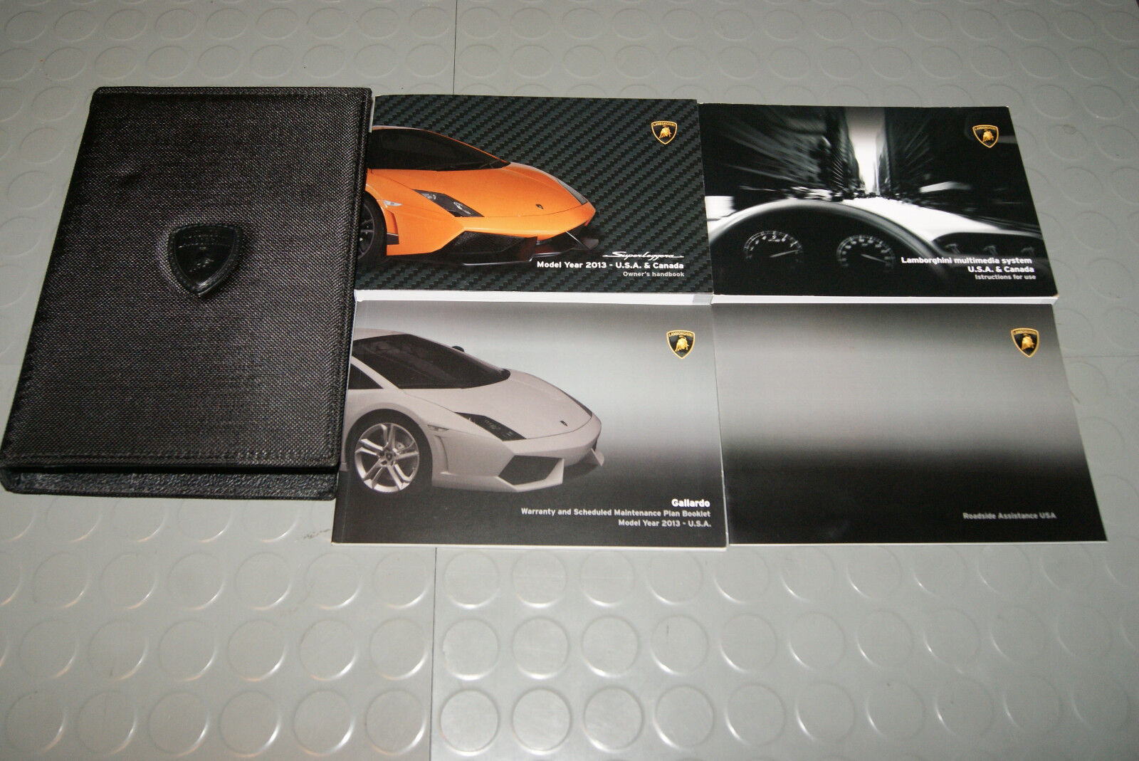2013 Lamborghini Gallardo Superleggera Owners Manual SET