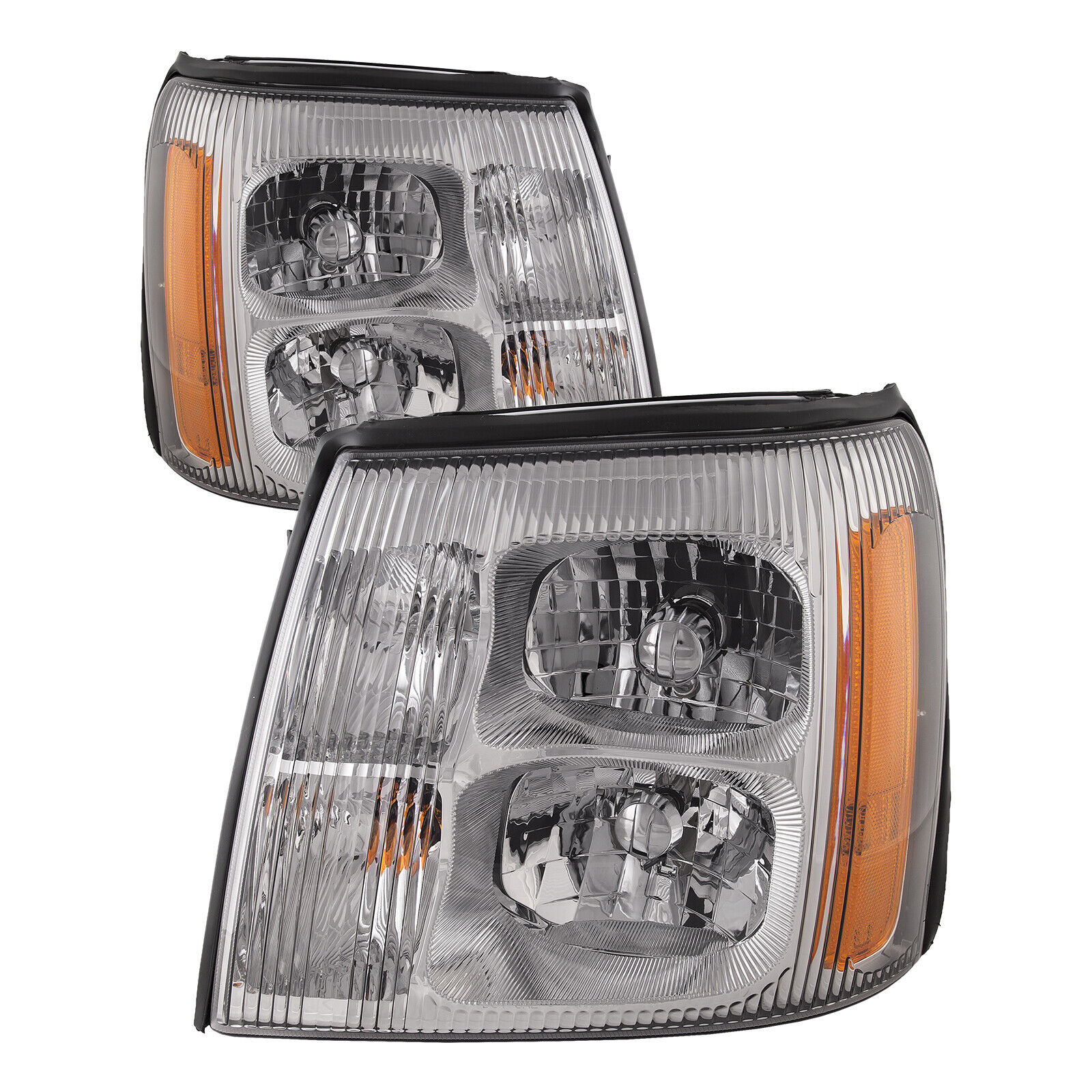 For 03-06 Cadillac Escalade Headlight Set HID Left Right w/Performance Lens