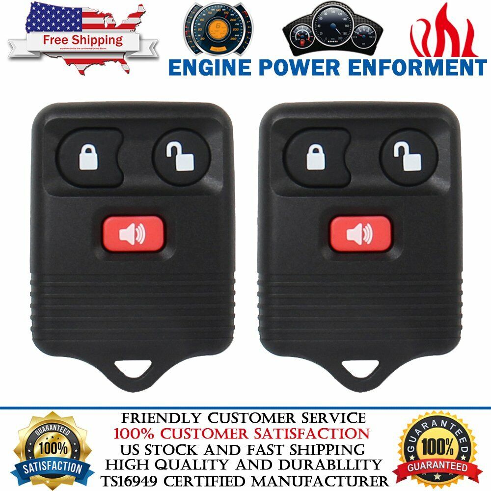 2x Car Key Fob Keyless Entry Remote Control For Ford F150 F250 F-350 F-450 F-550