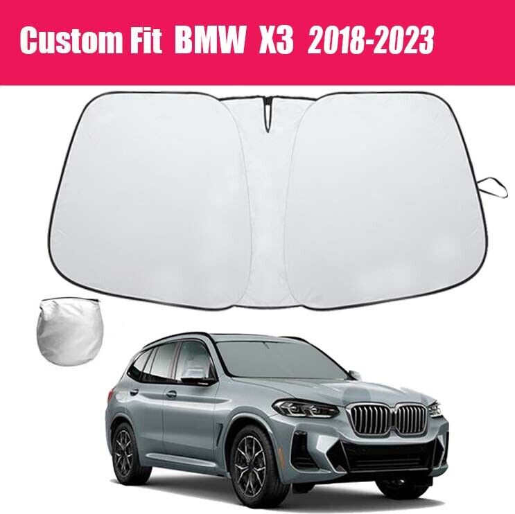Custom Fits For BMW X3 2011-2017 Car Windshield Sun Shade UV Block Cover Visor