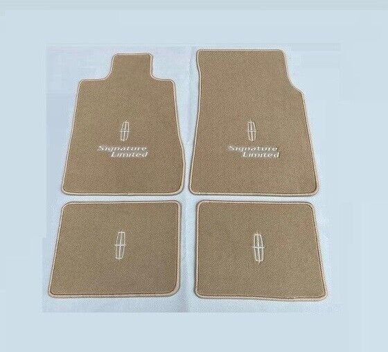 For Lincoln Town Car Signature Limited Floor Mats carpet Beige Set of4 2003-2011