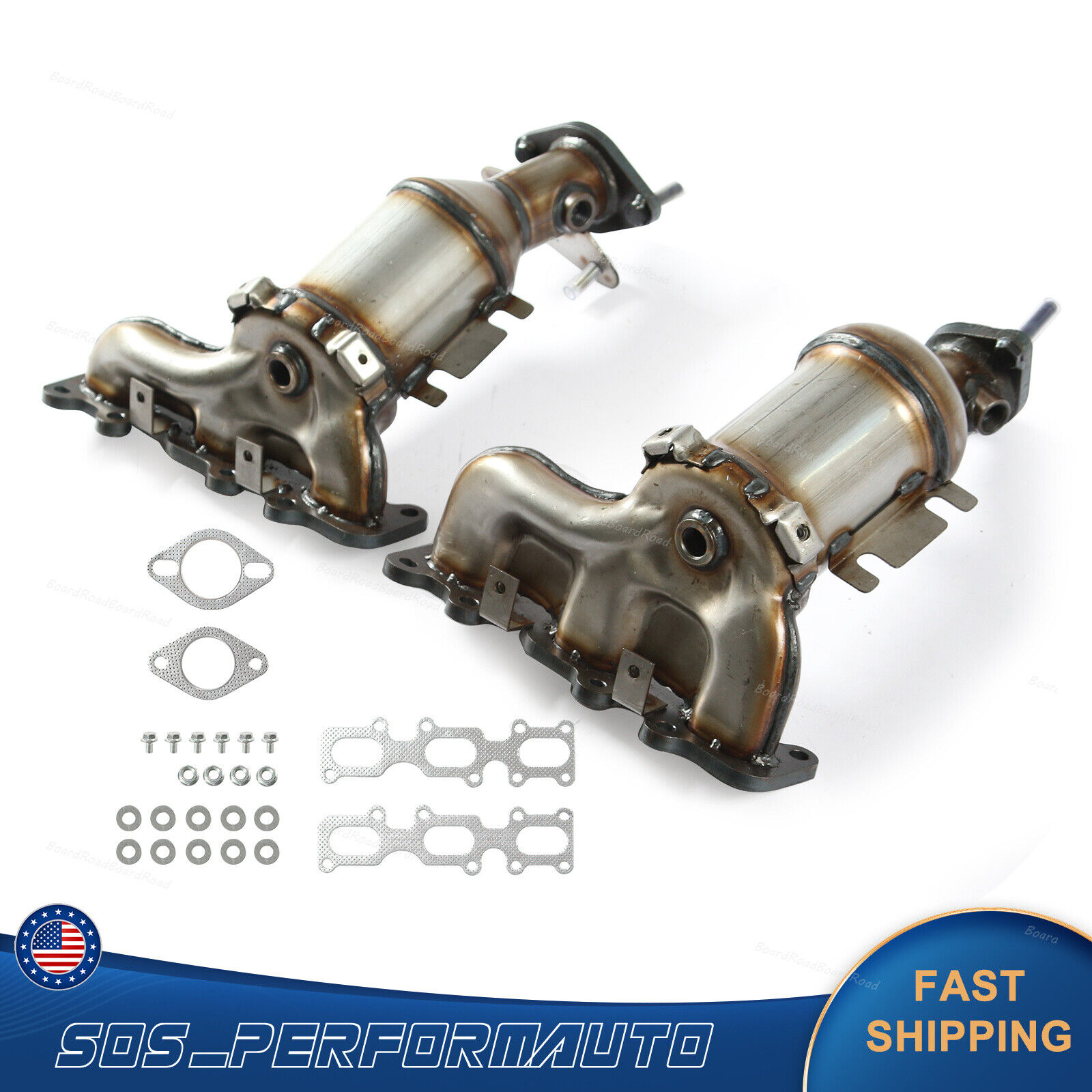 Catalytic Converters For 2013-19 Ford Taurus Explorer 3.5L Left and Right Set