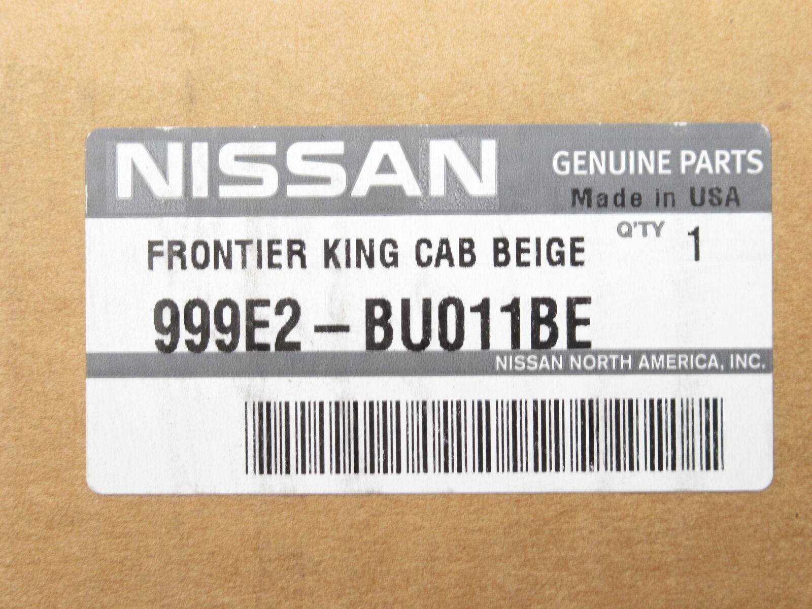 Genuine OEM Nissan 999E2-BU011BE Carpeted Floor Mat 3pc Beige Frontier King Cab