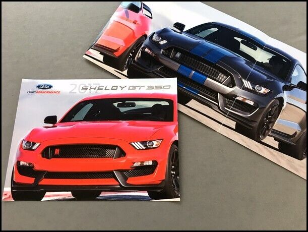 2017 Shelby Ford GT-350 GT350 Mustang Car Sales Brochure Catalog - R