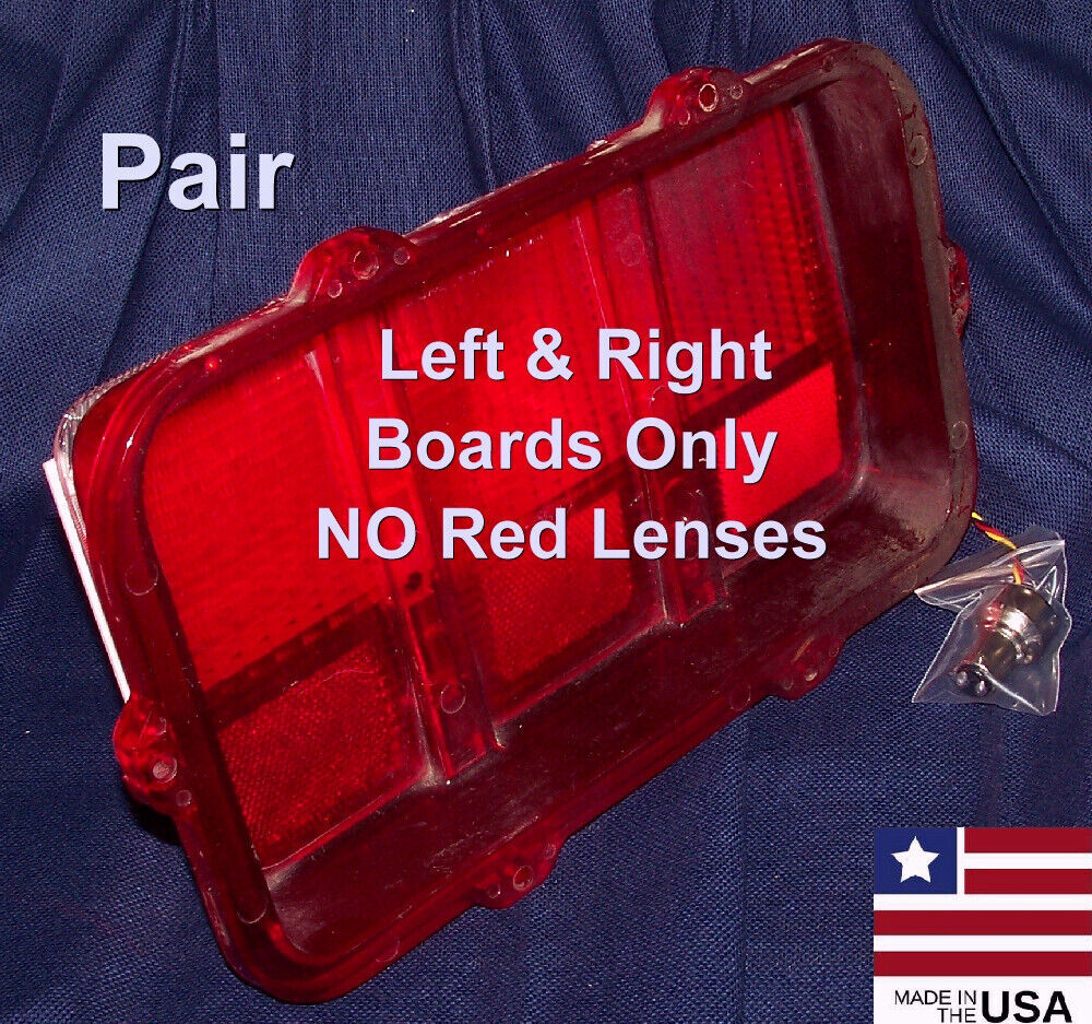 PAIR \'70 1970 MUSTANG SEQUENTIAL LED BRAKE/TAIL LIGHTS, NO RED LENS, 