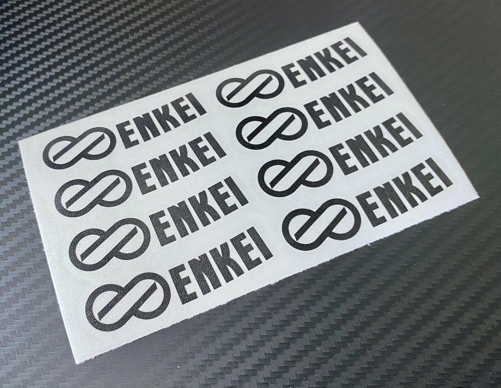 8 Enkei Logo Vinyl Decals Stickers for GTC01 PF01 RPF1 Wheels Rims