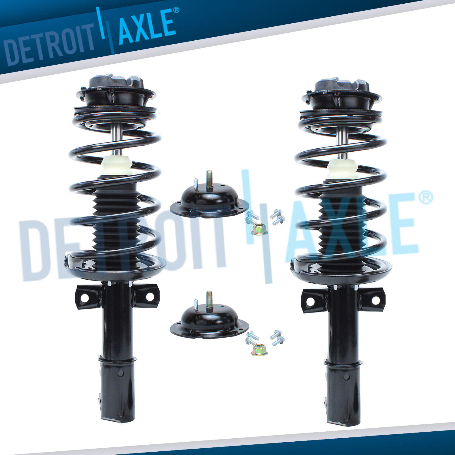 Front Left & Right Complete Struts and Coil Assembly for Saturn ION 2.2L & 2.4L