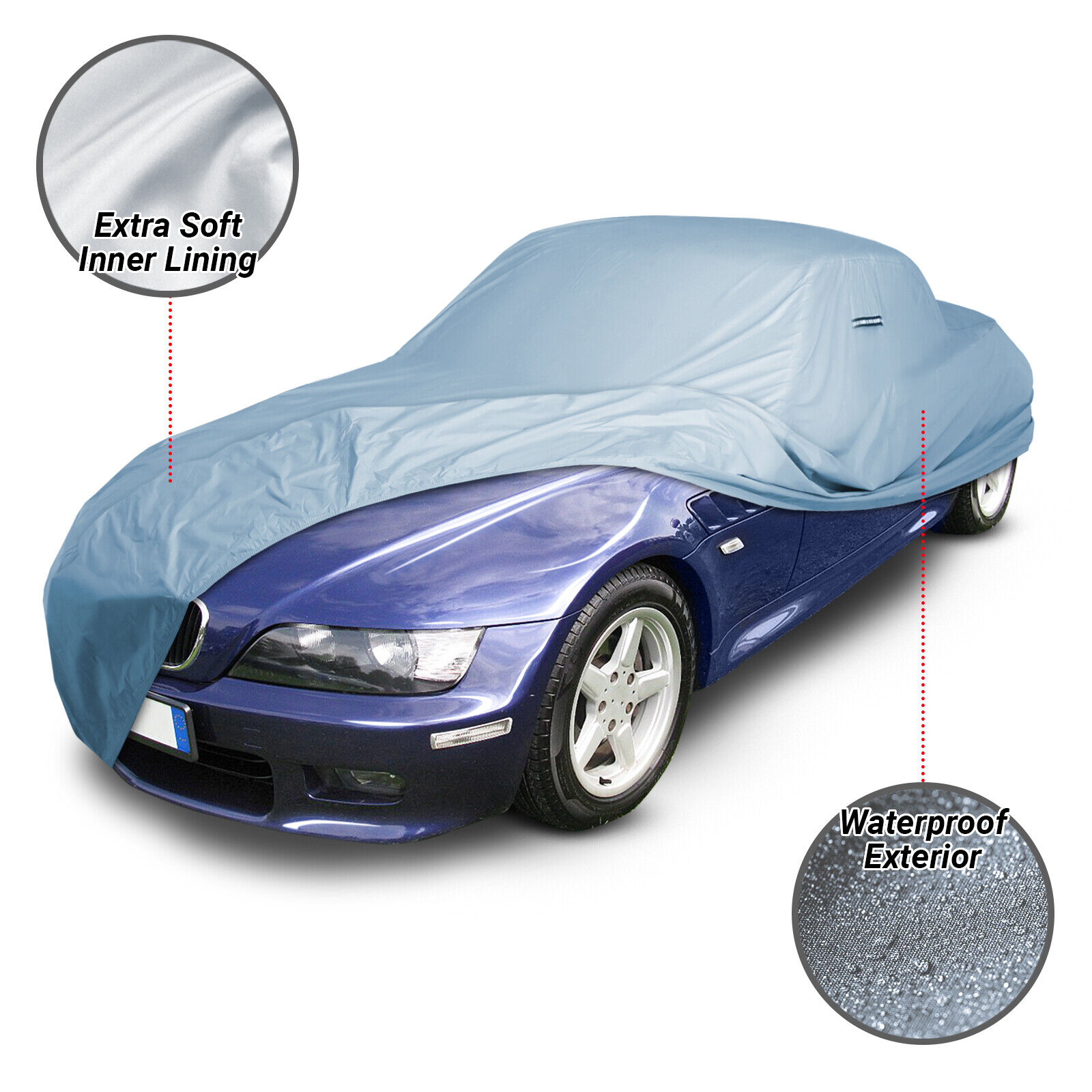 100% Waterproof / All Weather [BMW Z3] 100% Top-Quality Premium Custom Car Cover
