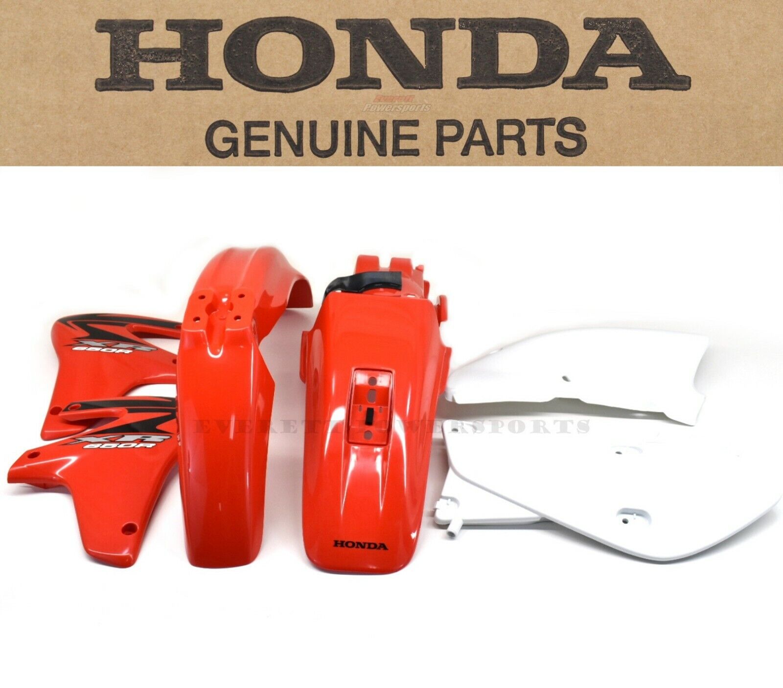 Plastic Body Kit Set XR650R Fenders Panels Shrouds OEM 2007 Honda Graphics #S297