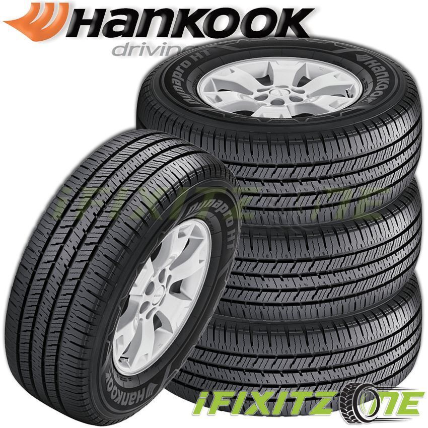 4 Hankook Dynapro HT RH12 225/65R17 102H All Season Tires, 70000 MILE Warranty