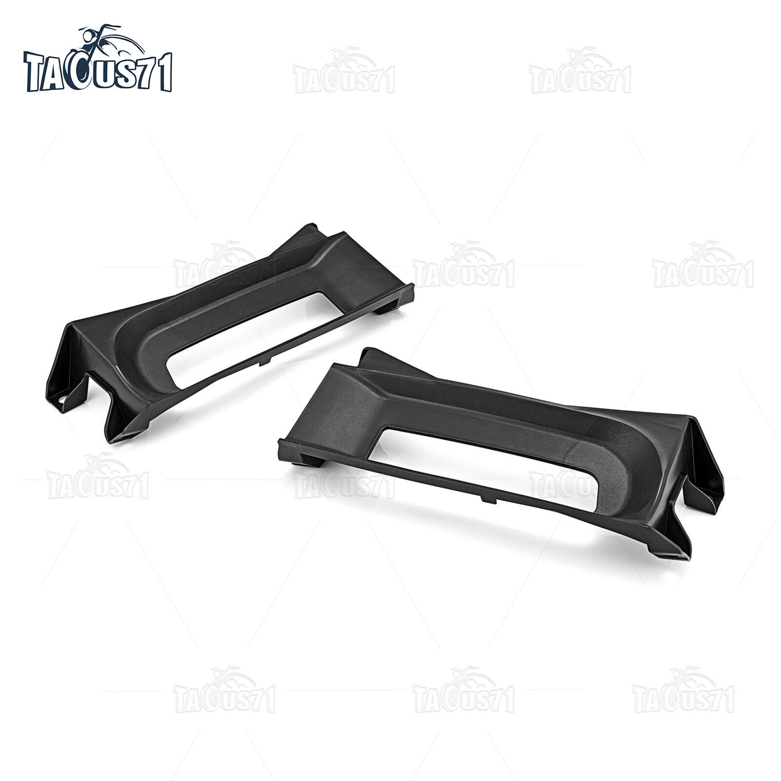 Fits Ram 1500 2013-2014 2015 2016 2017 18 Left & Right Front Tow Hooks / Bezels
