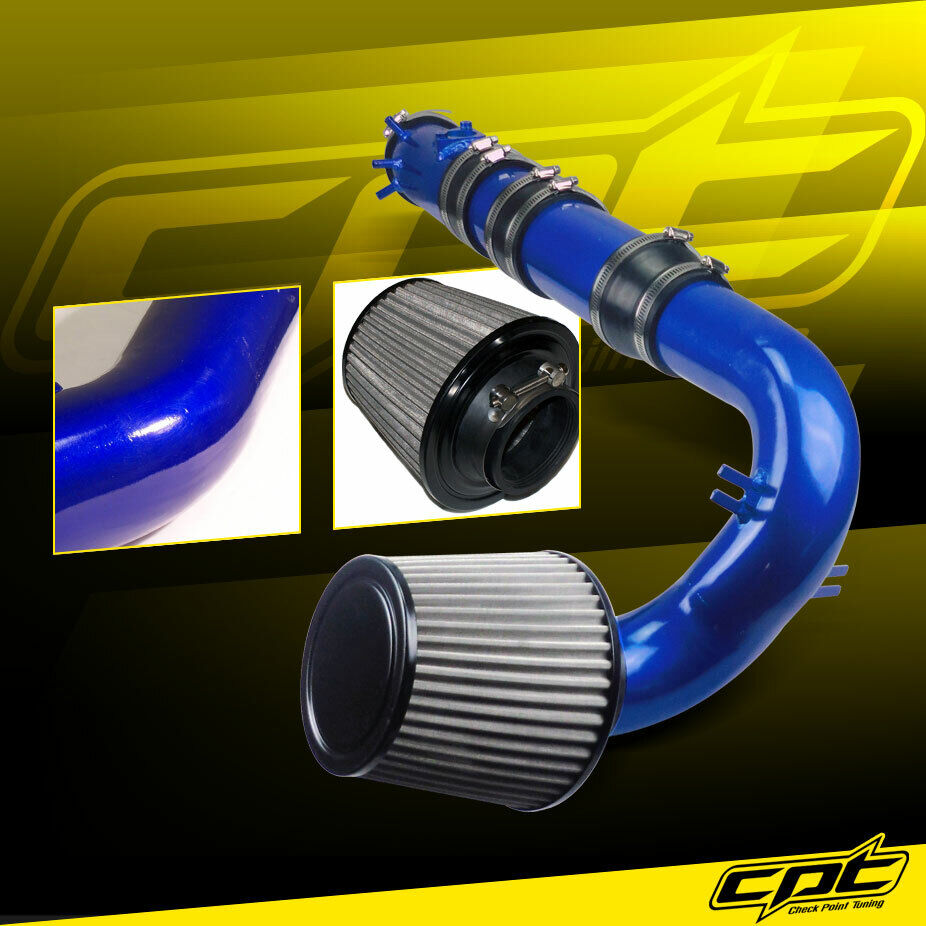 For 04-11 Mazda RX8 RX-8 1.3L Blue Cold Air Intake + Red Filter Cover