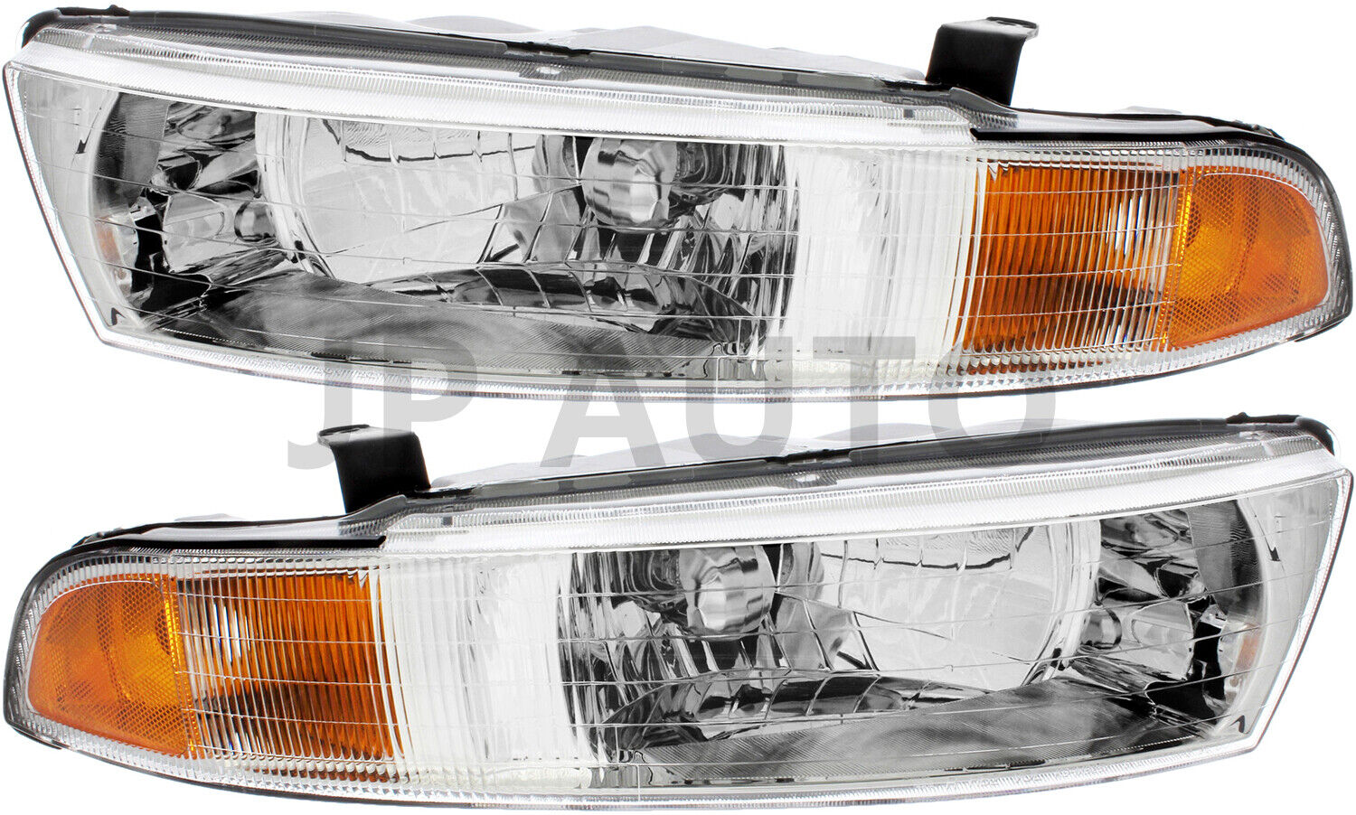 For 1999-2001 Mitsubishi Galant Headlight Halogen Set Driver and Passenger Side