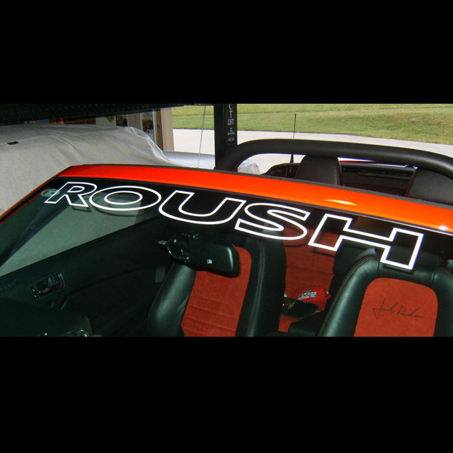 Roush windshield window banner vinyl sticker 05-23 mustang f150 ford