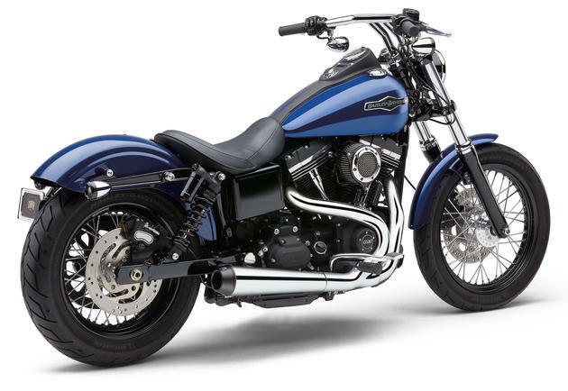 Cobra El Diablo 2-into-1 Full Exhaust System Chrome #6477 Harley Davidson Dyna