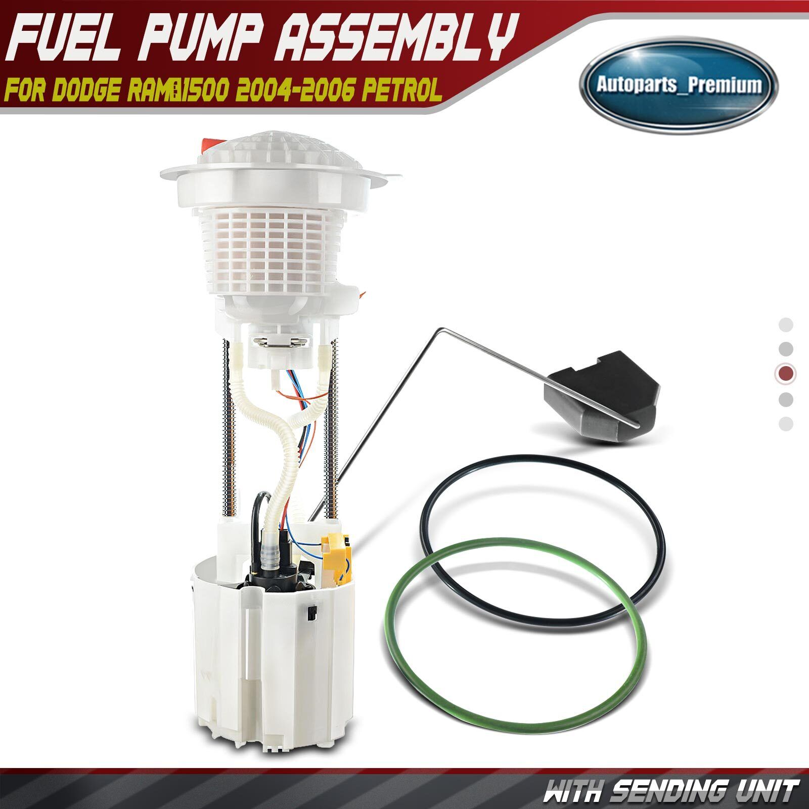 Fuel Pump Assembly w/ 26 Gallon for Dodge Ram 1500 04-06 3.7L 4.7L 5.7L  Petrol