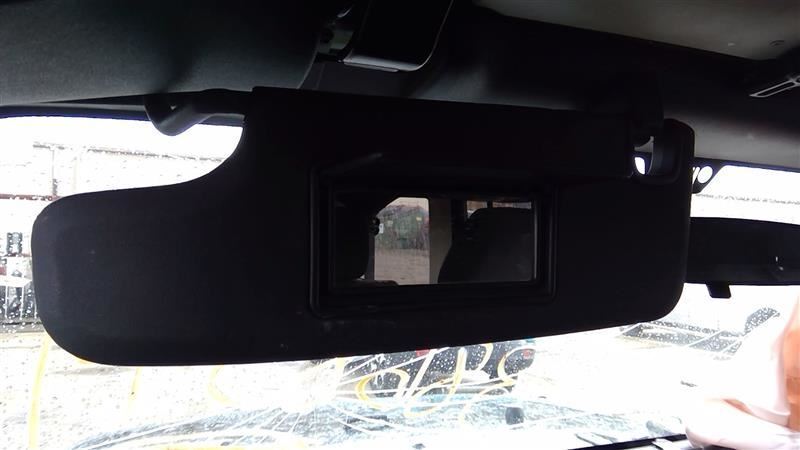 2011 12 13 14-18 Jeep Wrangler Driver Left LH Sun Visor in Black with Mirror