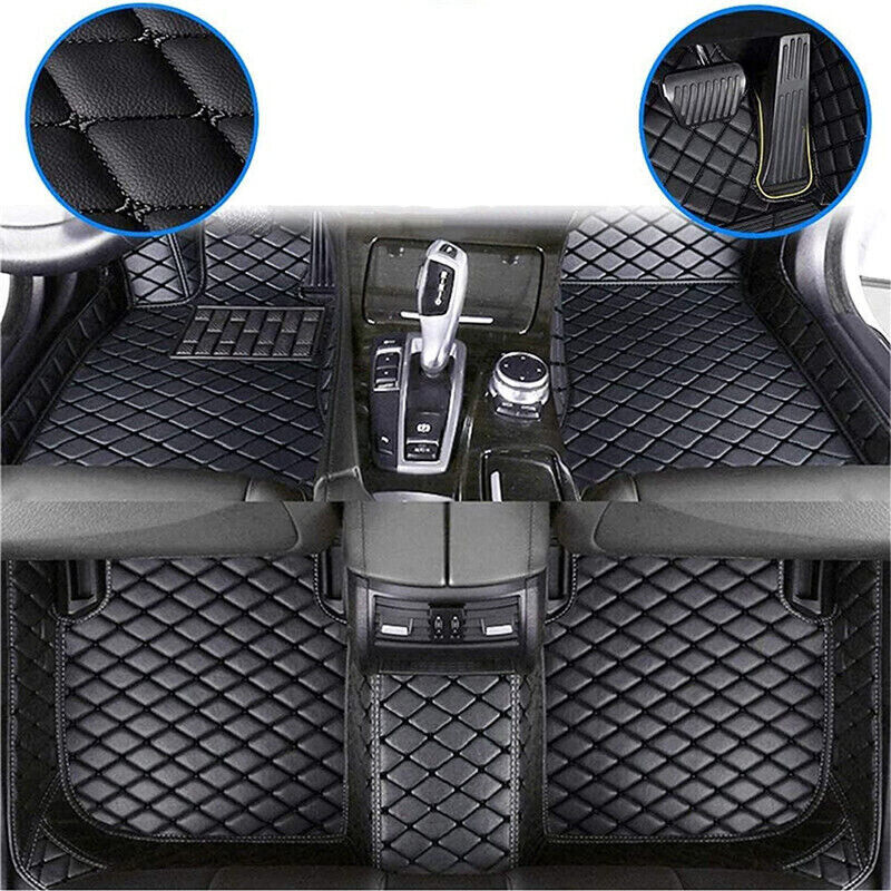 For Cadillac CTS Coupe 2011-2023 Car Floor Mats Luxury Front Rear PU Waterproof