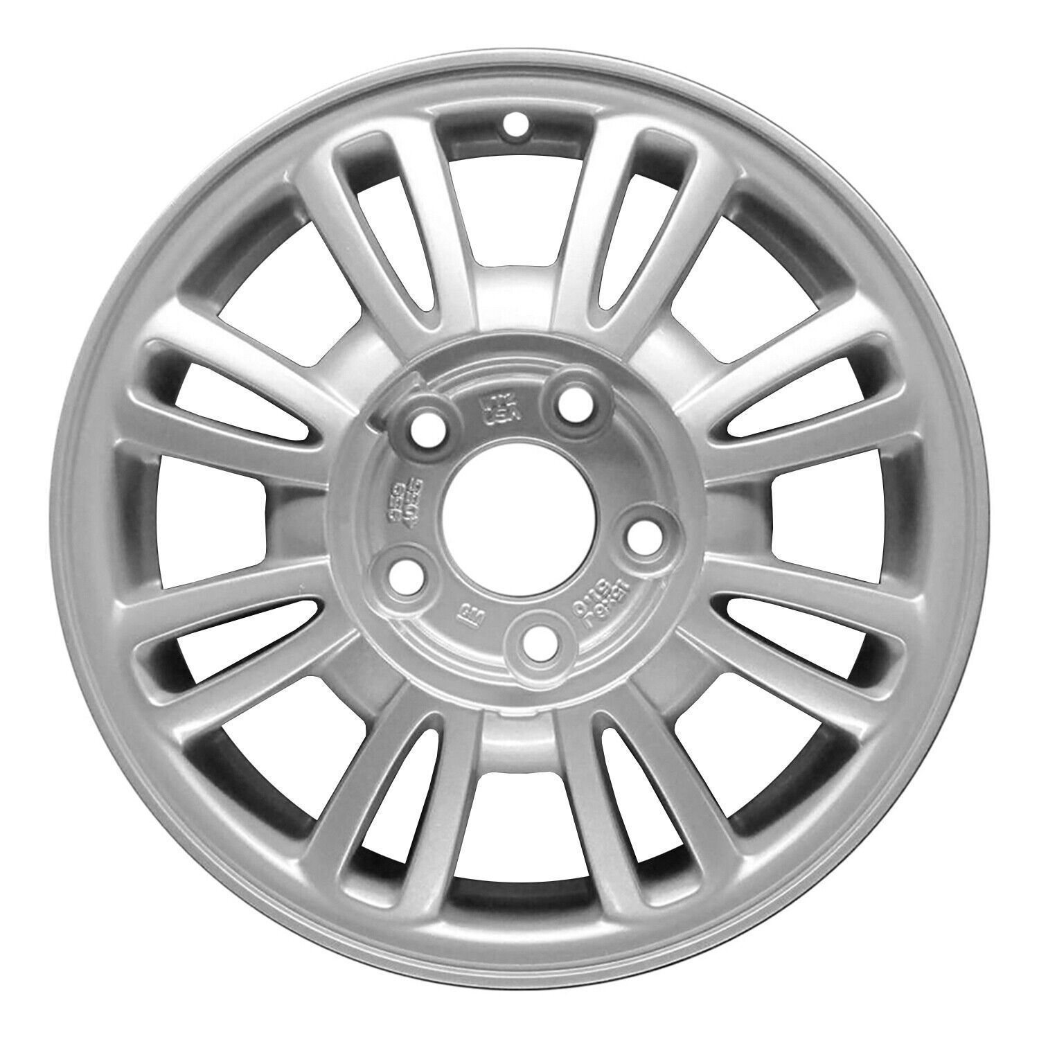 Reconditioned 15x6 Painted Silver Wheel fits 560-04043
