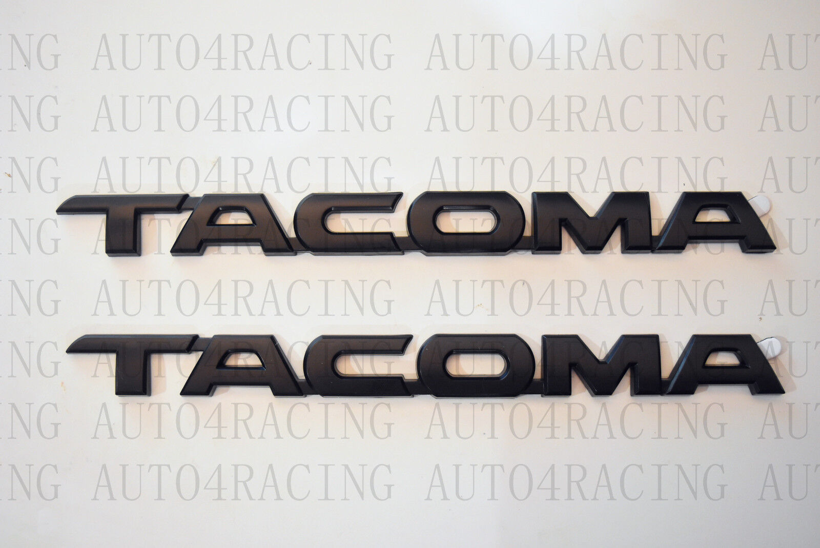 2 x For Toyota Tacoma Mtte Black Door Fender Emblem Decal Nameplate 2005-2015