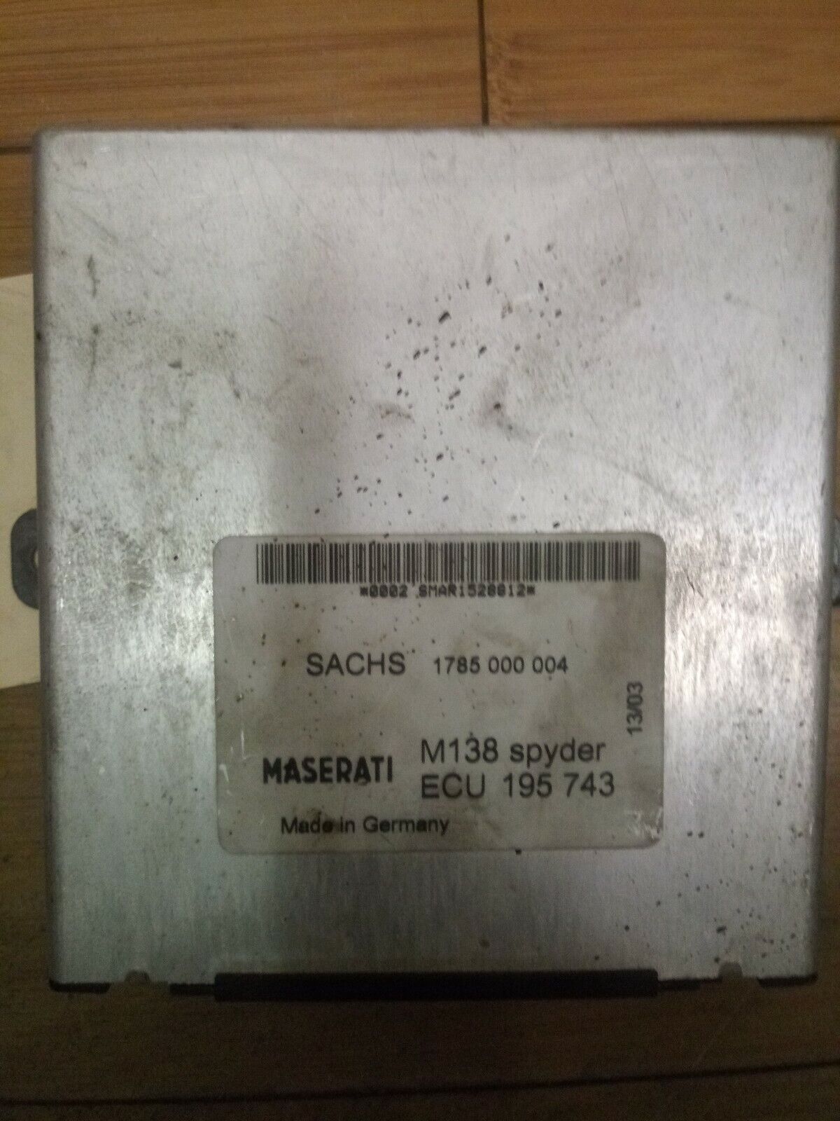  03 MASERATI SPYDER M138 4.2L V8 SACHS ECU CHASSIS SUSPENSION MOD 