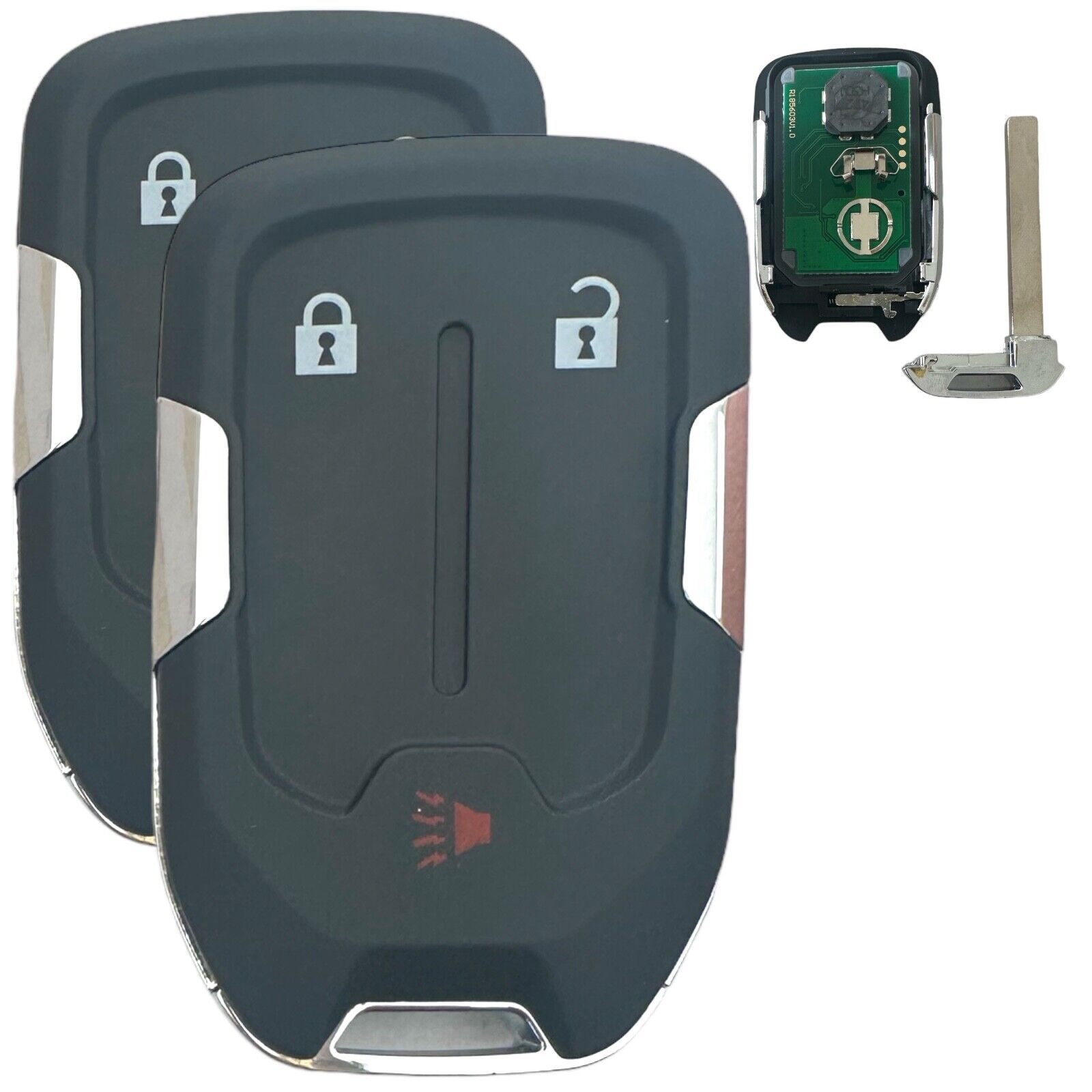 2x New Replacement Proximity Key Fob for Select GMC Vehicles. HYQ1EA  433 MHz.